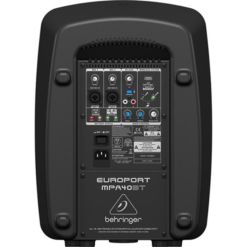 Behringer Europort MPA40BT Speaker w/ Battery & Bluetooth