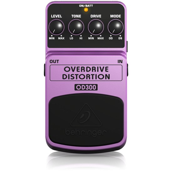 Behringer OD300 2-Mode Overdrive/Distortion Effects Pedal