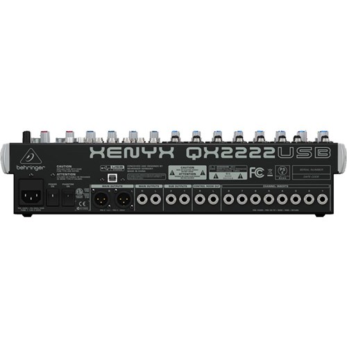 Behringer Xenyx QX2222USB 22-Input Mixer w/ FX & USB
