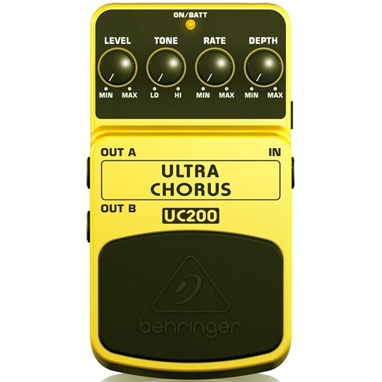 Behringer Ultra Chorus UC200 Ultimate Stereo Chorus Effects Pedal