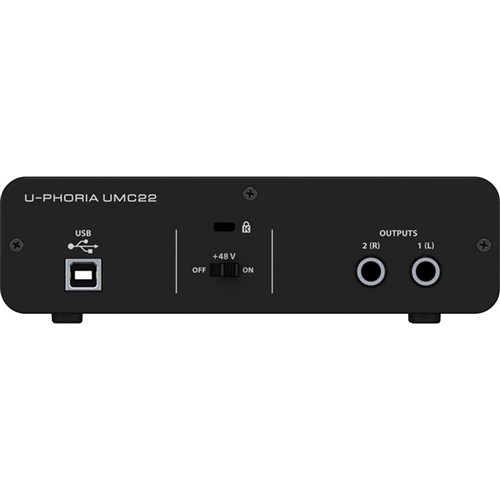 Behringer U-Phoria UMC22 2x2 USB Audio Interface (16-Bit/48kHz)