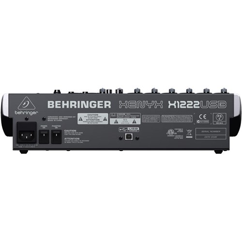 Behringer Xenyx X1222USB 12-Input Mixer w/ FX & USB | Analogue