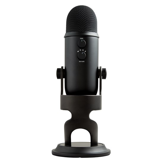 Blue Mic Yeti Premium Multi-Pattern USB Microphone (Blackout)