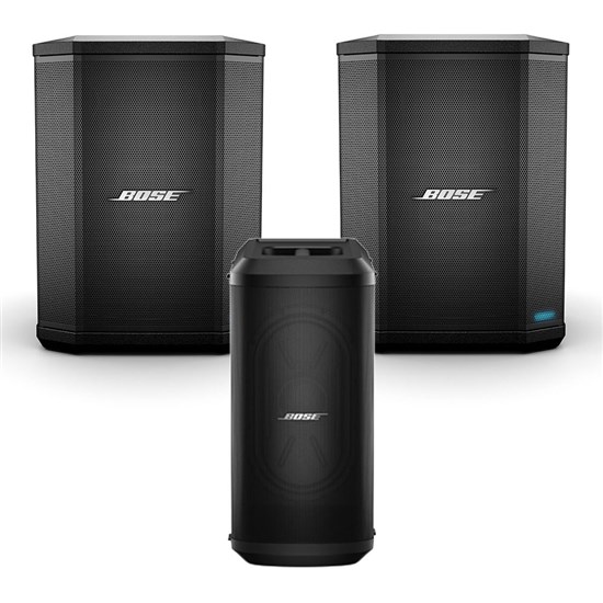 Bose S1 Pro Pack w/ Pair of S1 Pro Battery Powered Speakers & SUB1 Subwoofer