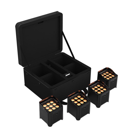 Chauvet DJ Freedom PAR Q9 X4 LED Accent Light Quad Colour 4 Pack