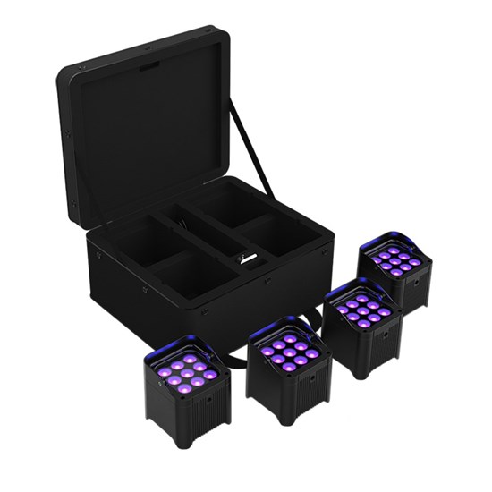 Chauvet DJ Freedom PAR H9 IP X4 LED Accent Light Hex Colour w/IP65 Rating 4 Pack