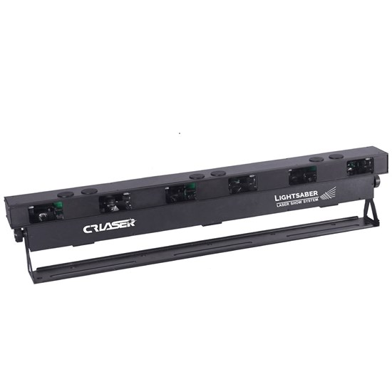 CR Light Saber LM-6 RGB Laser Bar w/ 6 Fat Beam Lasers & DMX Compatibility (6W)