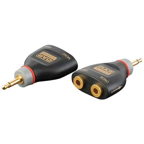 DAP Audio XGA-40 Xcaliber Series Dual 3.5mm TS(F) to 3.5mm TS(M) Adapter (SINGLE)