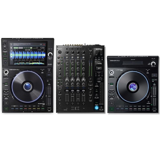 Denon Prime DJ Setup w/ 1x SC6000 Player, 1x LC6000 Controller & X1850 Mixer