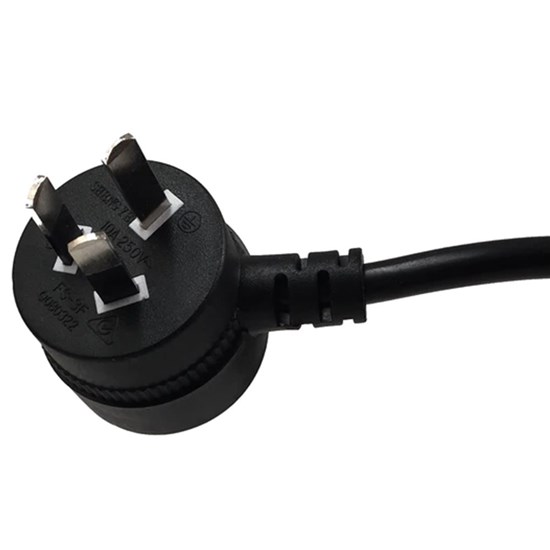 DL IEC Power Lead w/ Piggyback Plug (50cm)