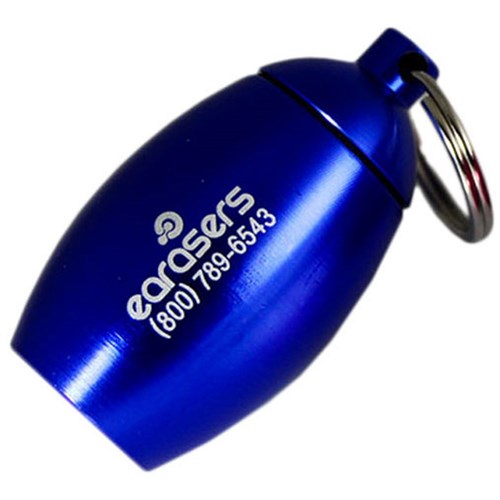 EARasers Musician's HiFi Earplugs w/ Keyring (Extra Small) (Blue Canister)