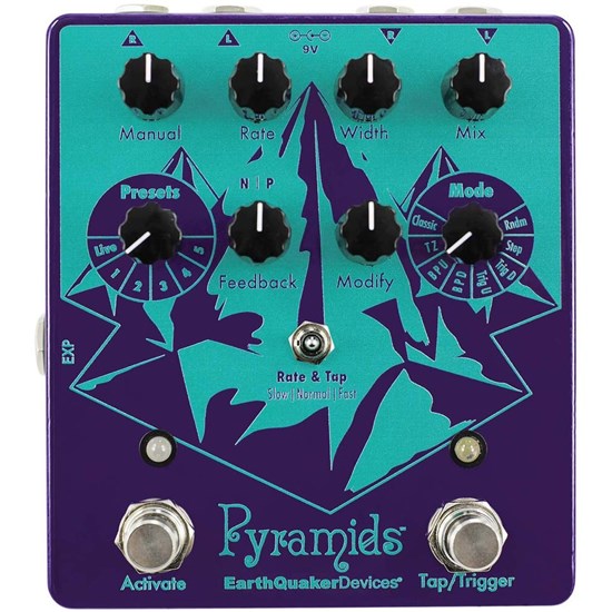 Earthquaker Devices Pyramids Stereo Flanger (including power supply)