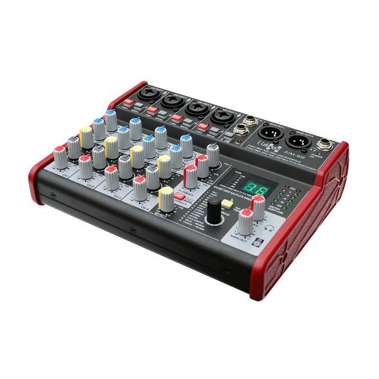 E-lektron AIM-68 Audio Mixer w/ 4x Mic Preamps, DSP Multi-FX & USB-Interface