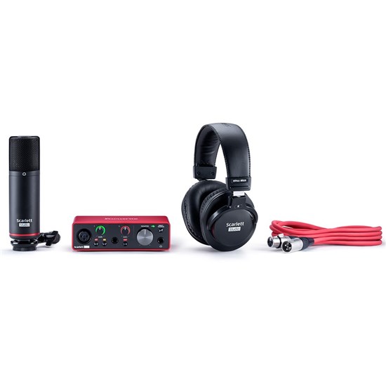 Focusrite Scarlett Solo Studio G3 USB Interface w/ Mic & Headphones