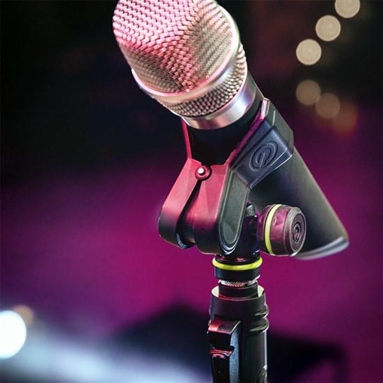 Gravity MSUCLMP Universal Adjustable Microphone Clip for Handheld Microphones