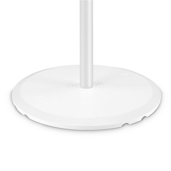 Gravity SSPWBSET1W Loudspeaker Stand w/ Base & Cast Iron Weight Plate (White)