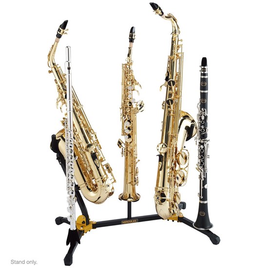Hercules DS538B Duo Sax w/ Flute/Clari Pegs