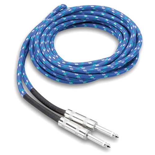 Hosa 3GT-18C2 Straight to Same Cloth Guitar Cable (18ft)