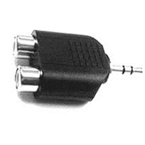 Hosa GRM-193 Dual RCA(F) to 3.5mm TRS(M) Adaptor