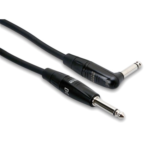 Hosa HGTR-005R REAN Straight to Right-Angle Pro Guitar Cable (5ft)