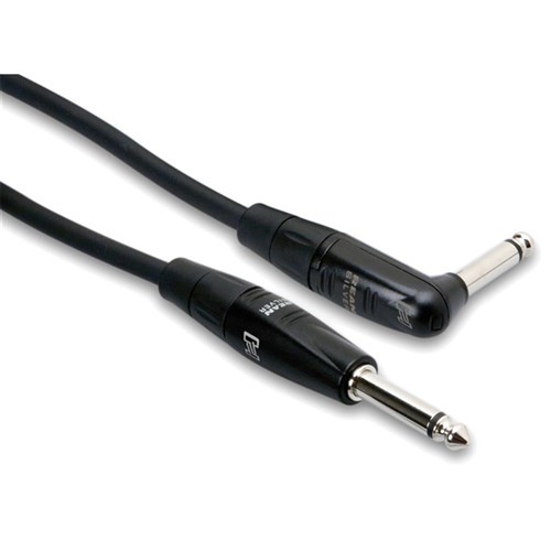 Hosa HGTR-025R REAN Straight to Right-Angle Pro Guitar Cable (25ft)