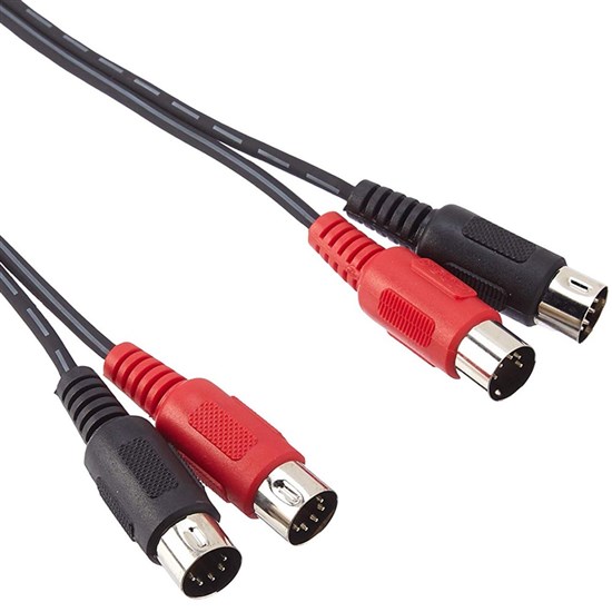 Hosa MID-202 Dual 5-Pin DIN to Same MIDI Cable (2m)
