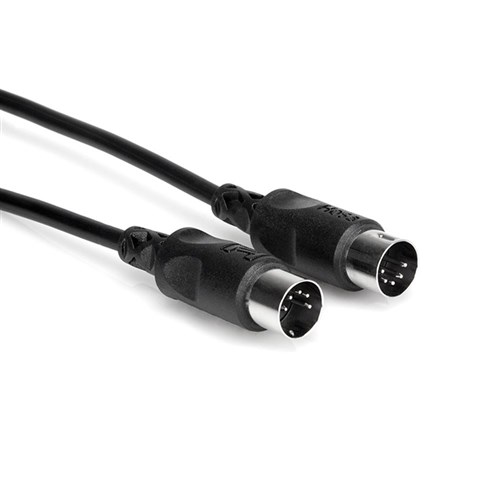 Hosa MID310BK 5-pin DIN to Same MIDI Cable, 10 ft