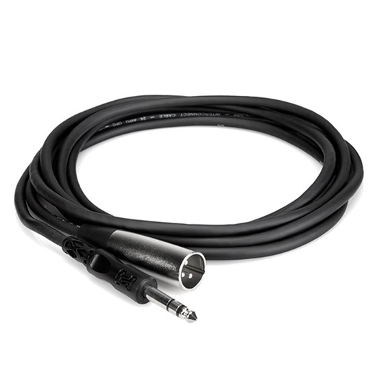 4 Rockville RCXMB20-B Black 20 Male REAN XLR to 1/4 TRS Balanced Cables 