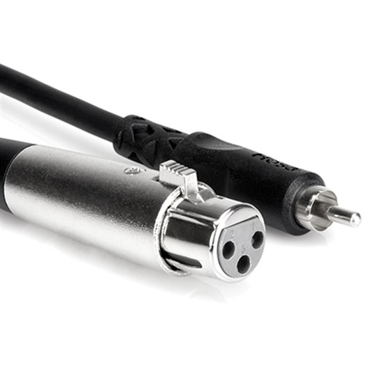 Hosa XRF110 XLR(F) to RCA Unbalanced Interconnect Cable (10ft)
