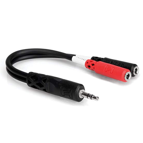 Hosa YMM-261 3.5mm TRS(M) to Dual 3.5mm TS(F) Stereo Breakout Adaptor Cable