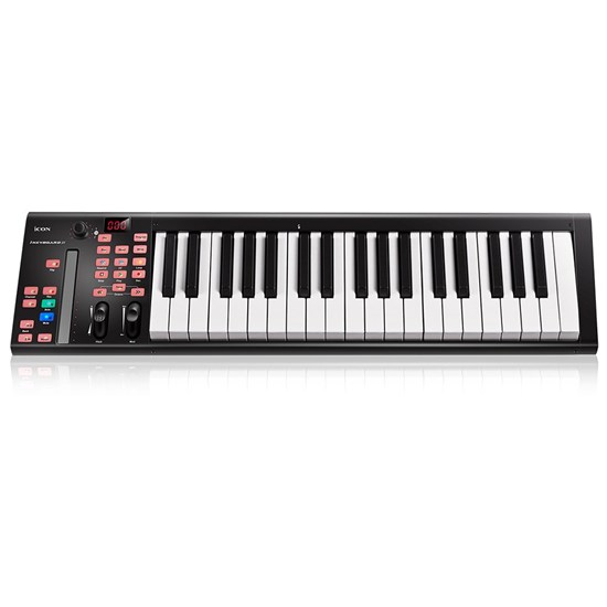 ICON iKeyboard 4X 37-Key Velocity-Sensitive Piano-Style Keyboard Controller (Black)