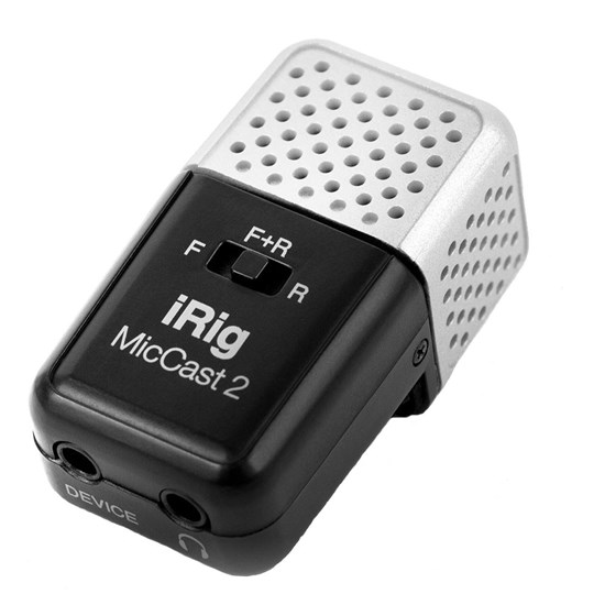 IK Multimedia iRig Mic Cast 2 Voice Recording Microphone for Android & iOS