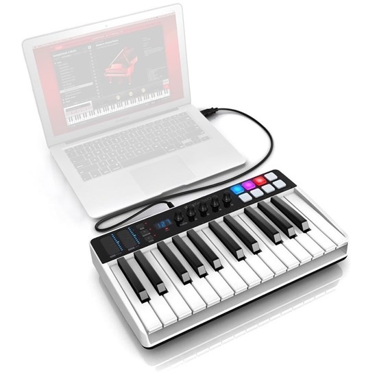 IK Multimedia iRig Keys I/O 25 Keyboard Controller w/ Audio Interface & 25 Full-Size Keys