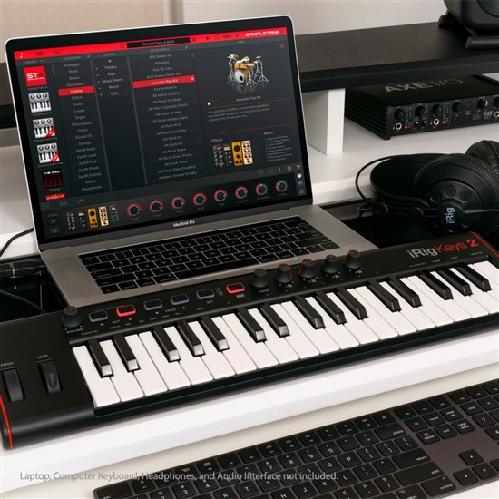 IK Multimedia iRig Keys 2 Compact MIDI Keyboard Controller w/ 37 Mini-Keys
