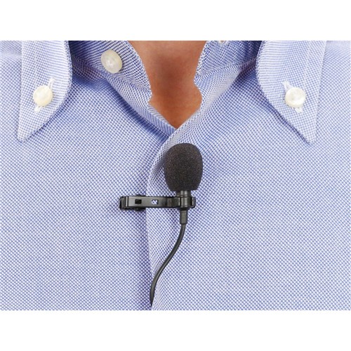 IK Multimedia iRig Mic Lav Lavalier Mic w/ Built-In Monitoring for iOS & Android