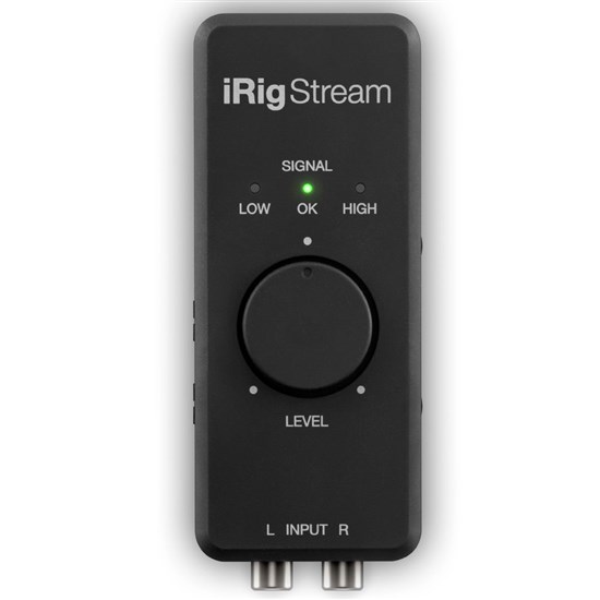 IK Multimedia iRig Stream Streaming Audio Interface for iOS, Android & Mac/PC