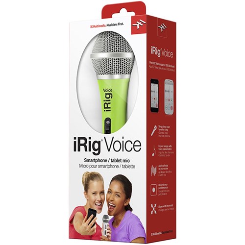 IK Multimedia iRig Voice Handheld Microphone (Green)