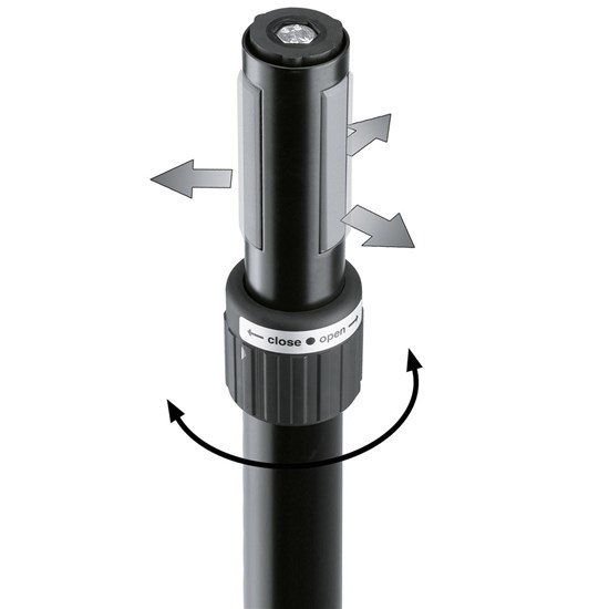 Konig & Meyer 21441 Ring Lock Adapter Sleeve (Black)