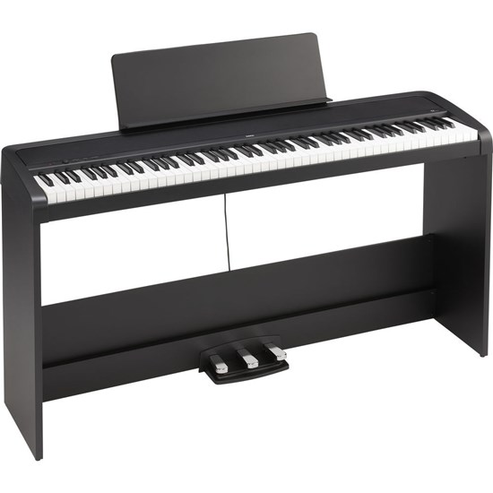 Korg B2 Digital Piano w/ Stand & Triple Pedal Unit (Black)