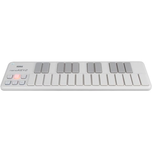 Korg nanoKEY2 (WHITE) 2nd Gen Portable MIDI Keys
