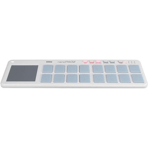 Korg nanoPAD (WHITE) 2nd Gen Portable MIDI Pads