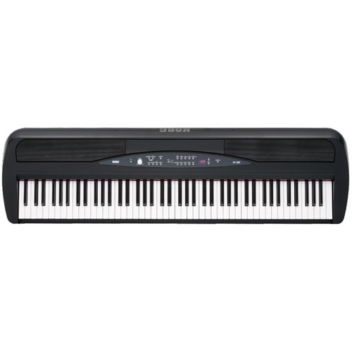 Korg SP-280 88-Key Digital Piano w/ MIDI (Black)