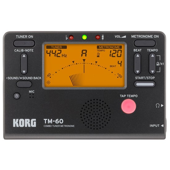 Korg TM-60 Combo Tuner Metronome (Black)