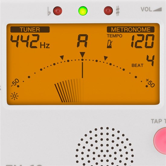 Korg TM-60 Combo Tuner Metronome (White)