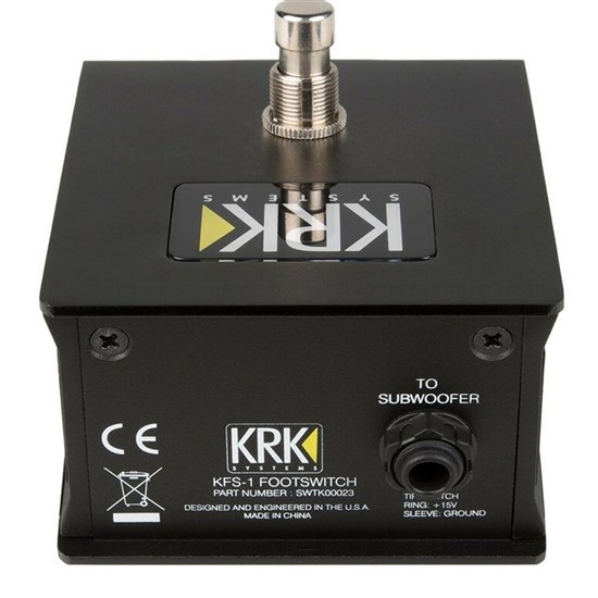 KRK KFS1 Footswitch for HPF Bypass on KRK Subs