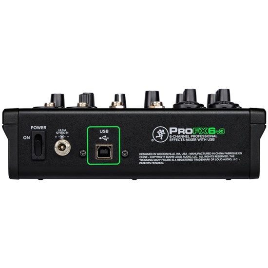 Mackie PROFX6V3 6 Channel Pro FX Mixer w USB