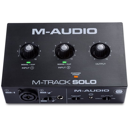 M-Audio M-Track Solo 2-Channel USB Audio Interface w/ Single 1/4-inch Combo Input