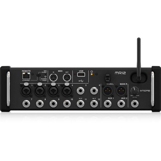 Midas MR12 12-Input Digital Mixer for iPad/Android Tablets