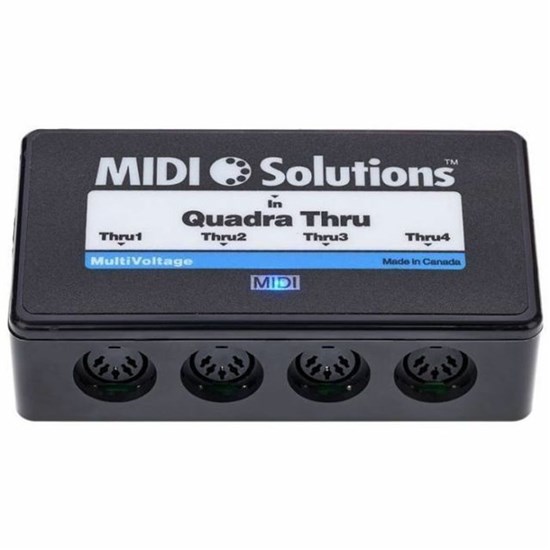 MIDI Solutions 1-In/4-Out Quadra Thru
