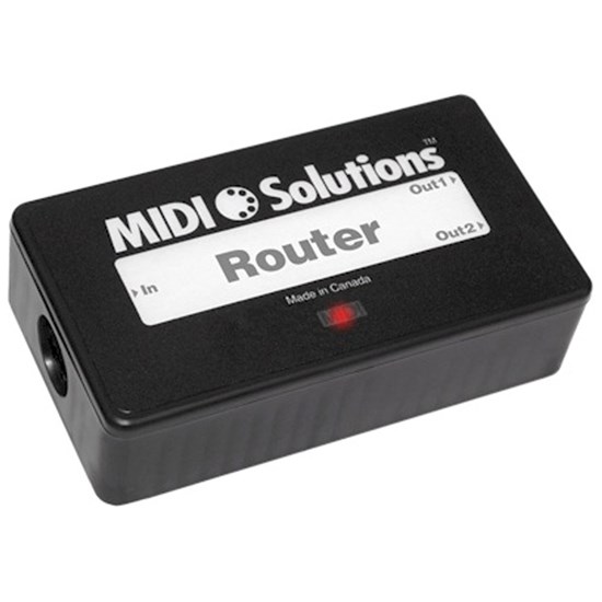 MIDI Solutions Router 1-In 2-Out MIDI Data Router/Filter